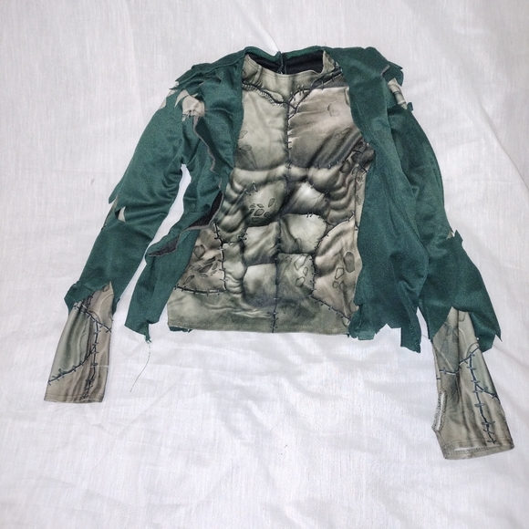 FRANKENSTEIN/ Zombie SMALL CHILD COSTUME Monsterville Top Only 4/5 - Picture 3 of 6